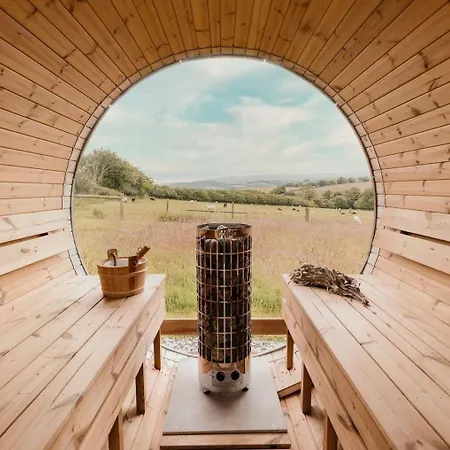 A Luxury Lodge, Log Burner And Incredible Views Wrexham Exterior photo
